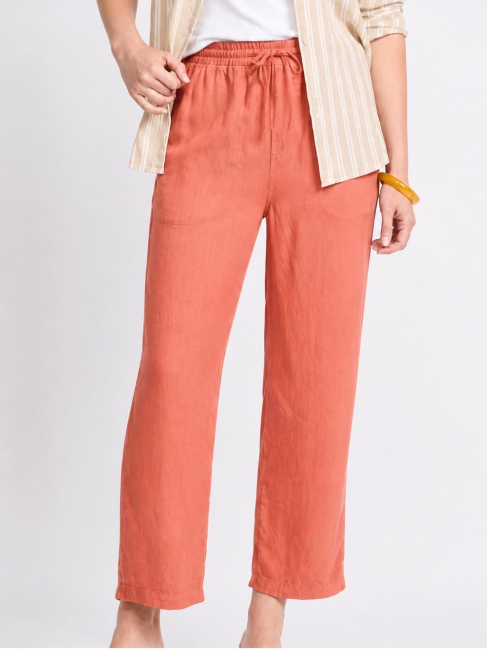 NWT Market & Spruce Coral Drawstring Pants